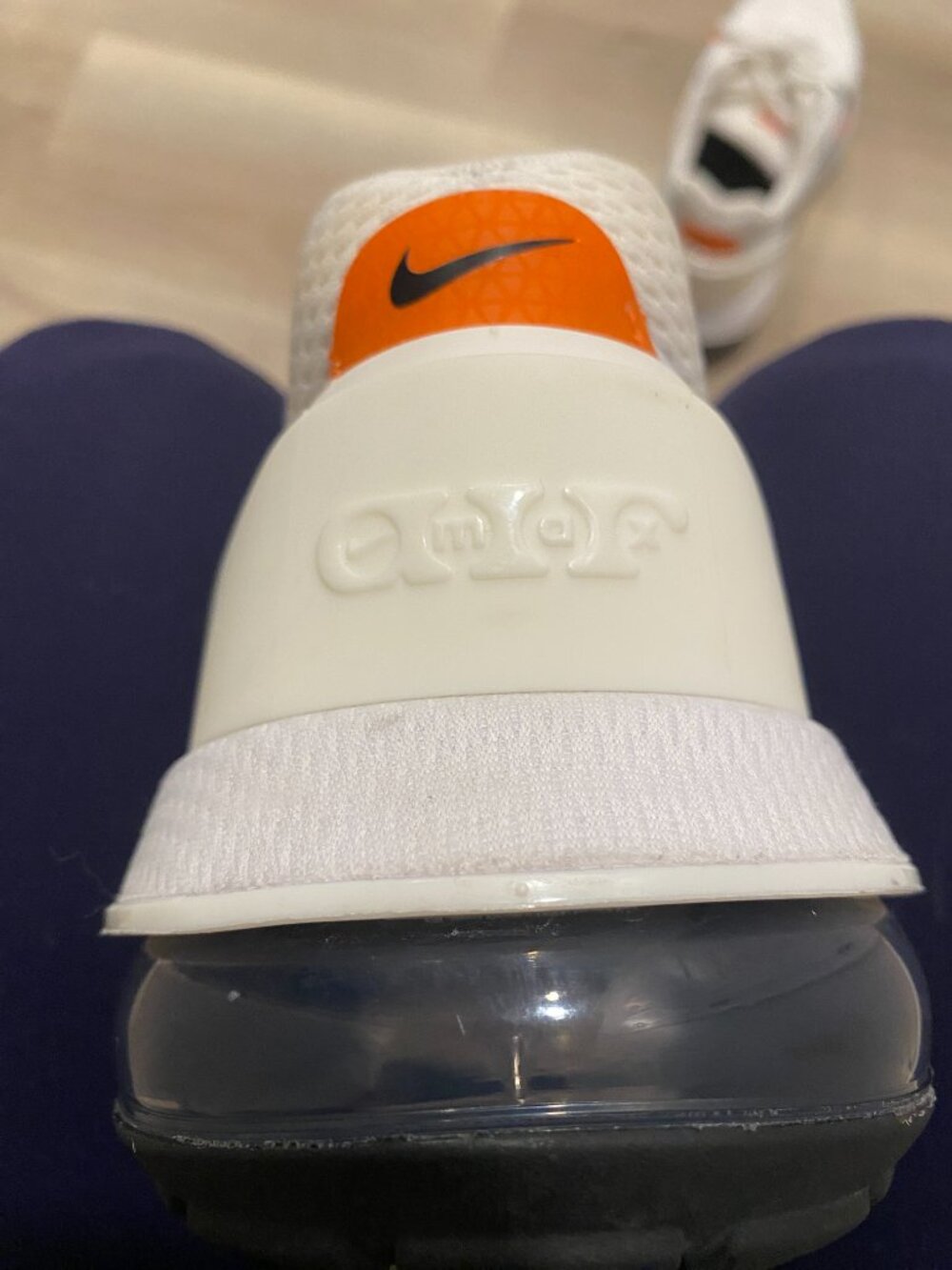 Nike Air Max Pulse DR0453-100 Summit White Safety Orange Men’s 9.5 Women’s 11 - Picture 3 of 13